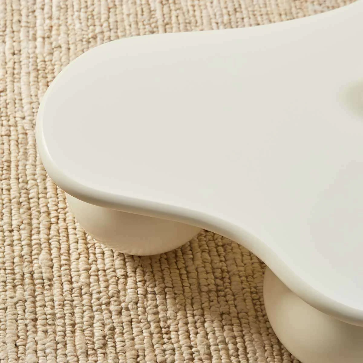 Agatha Ball Feet Coffee Table - Beige - Image 7