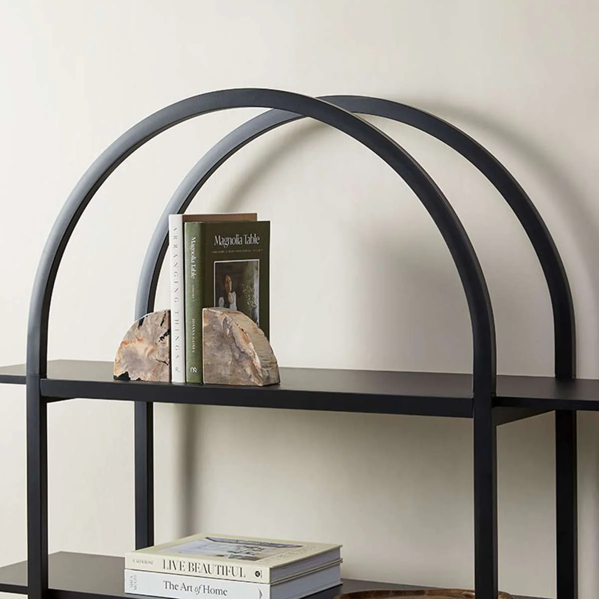 Alfie Arched Shelves - Black - Image 5