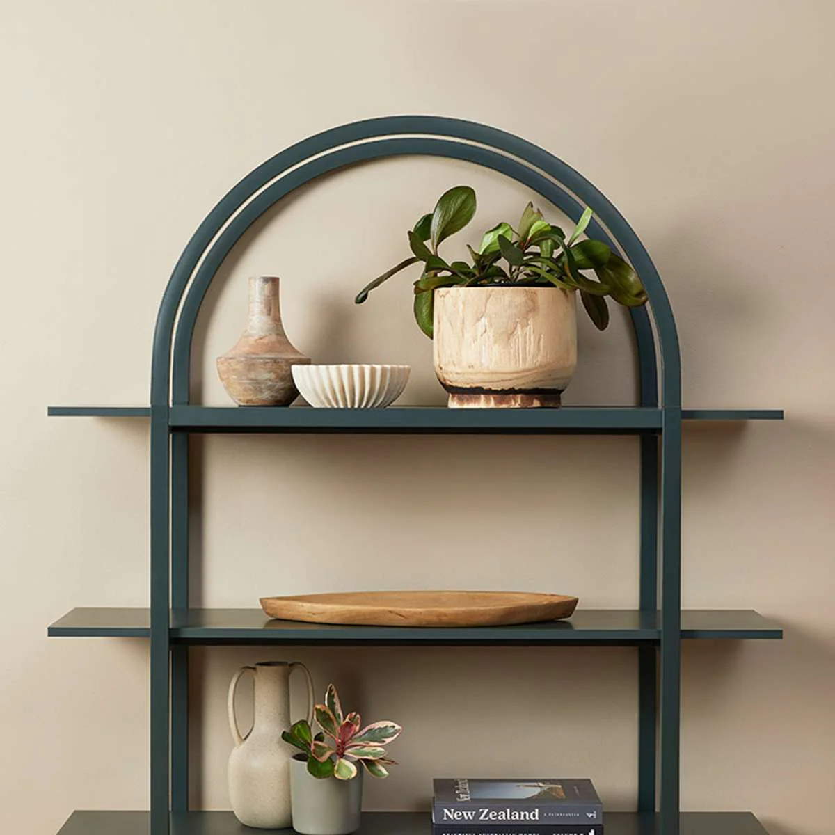 Alfie Arched Shelves - Green - Image 4
