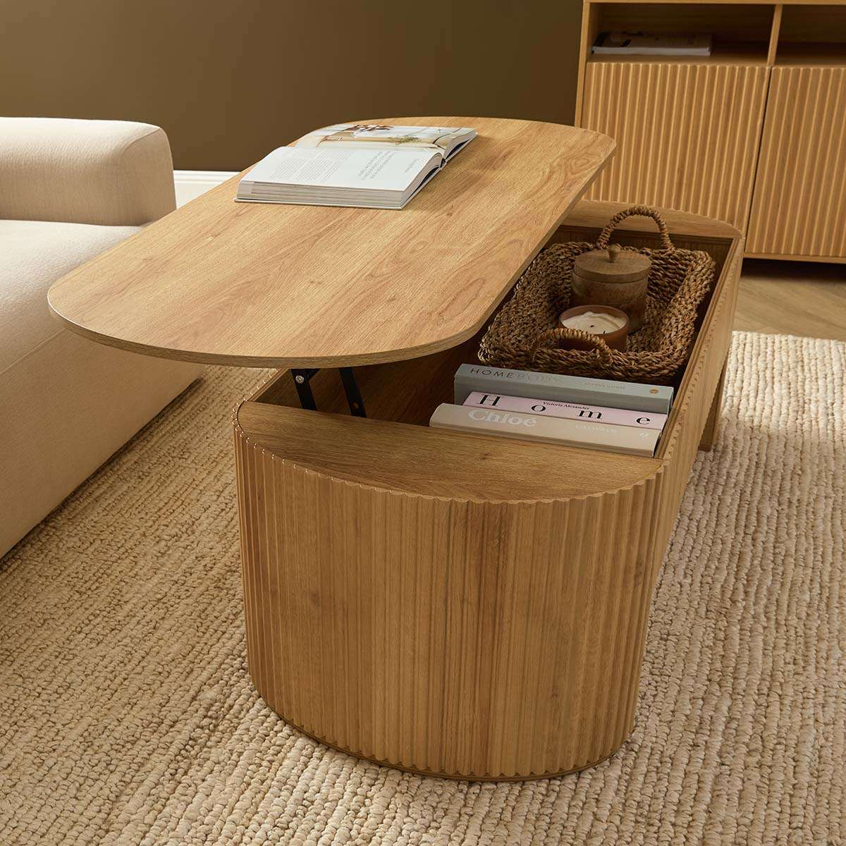 Amara Coffee Table - Natural - Image 7