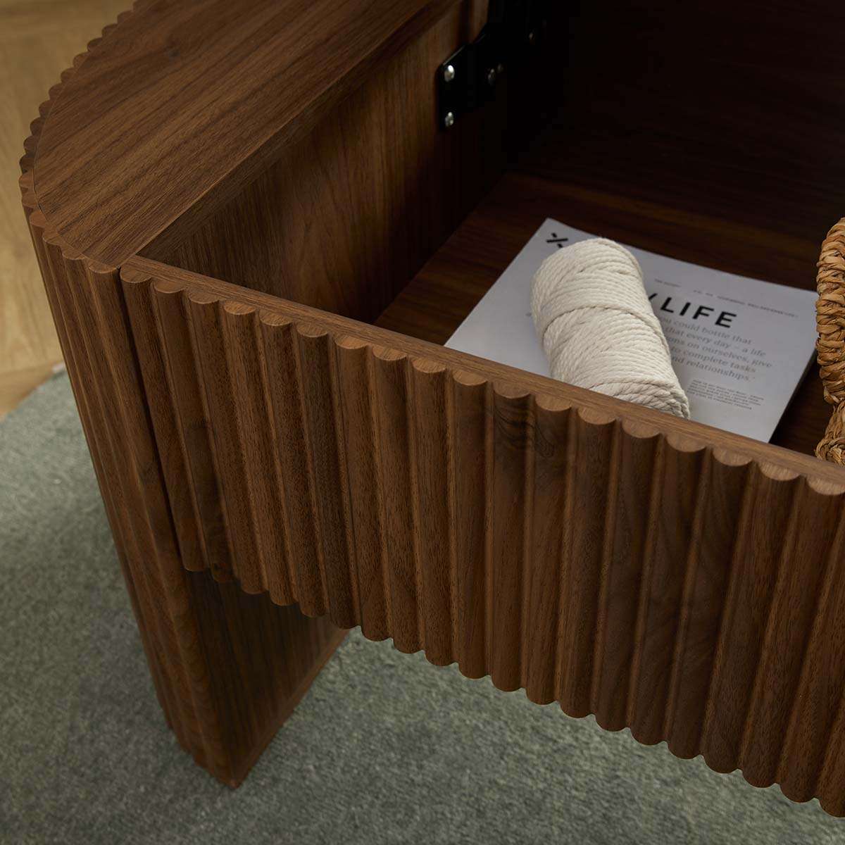 Amara Coffee Table - Walnut - Image 8