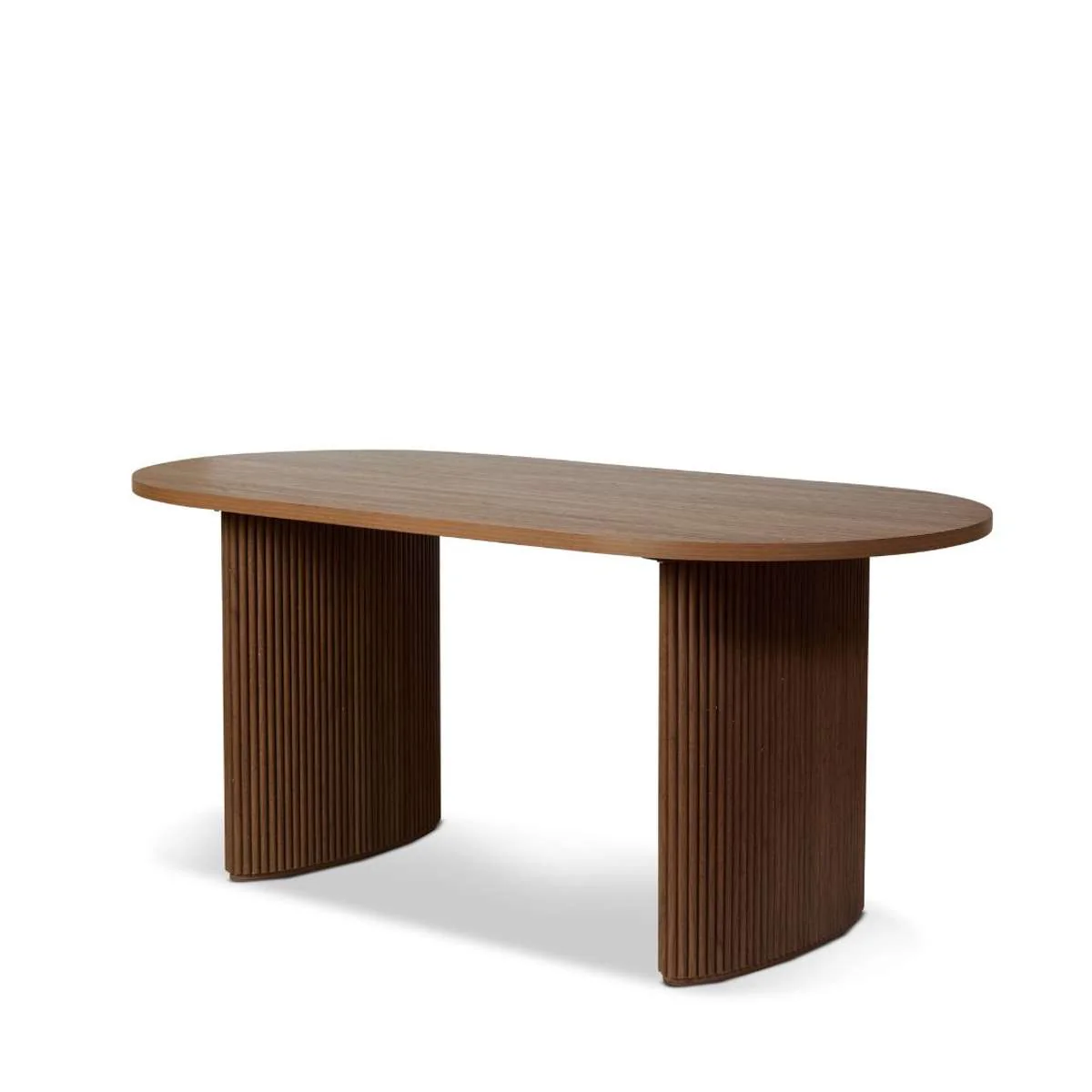 Amara Table and Coco Seven Piece Dining Set Walnut - Image 6