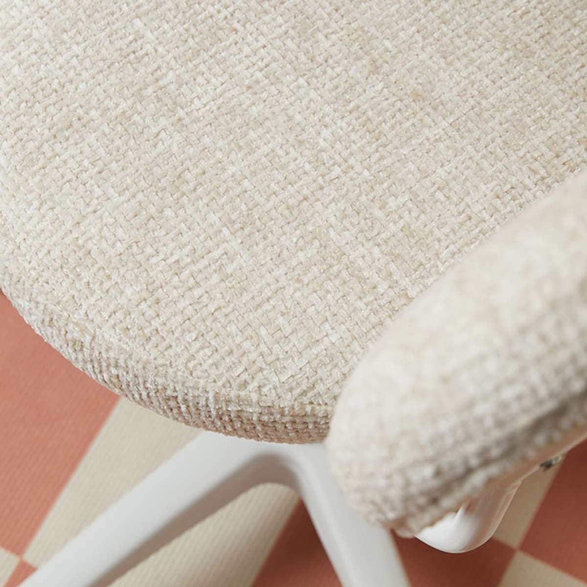 Amour Desk Chair - Cream - Image 6