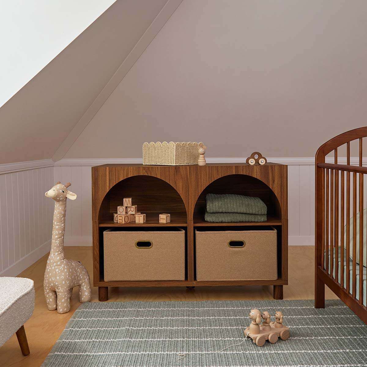 Archie Change Table with Removable Top - Hazelnut - Image 3