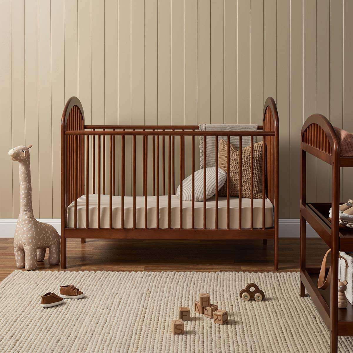 Archie Hazelnut Three Piece Nursery Set - Image 2