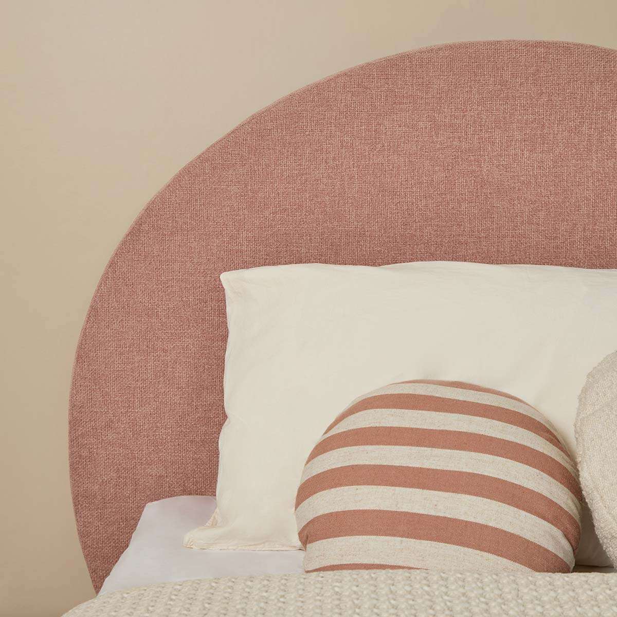 Arlo Arched King Single Bed - Dusty Pink - Image 6