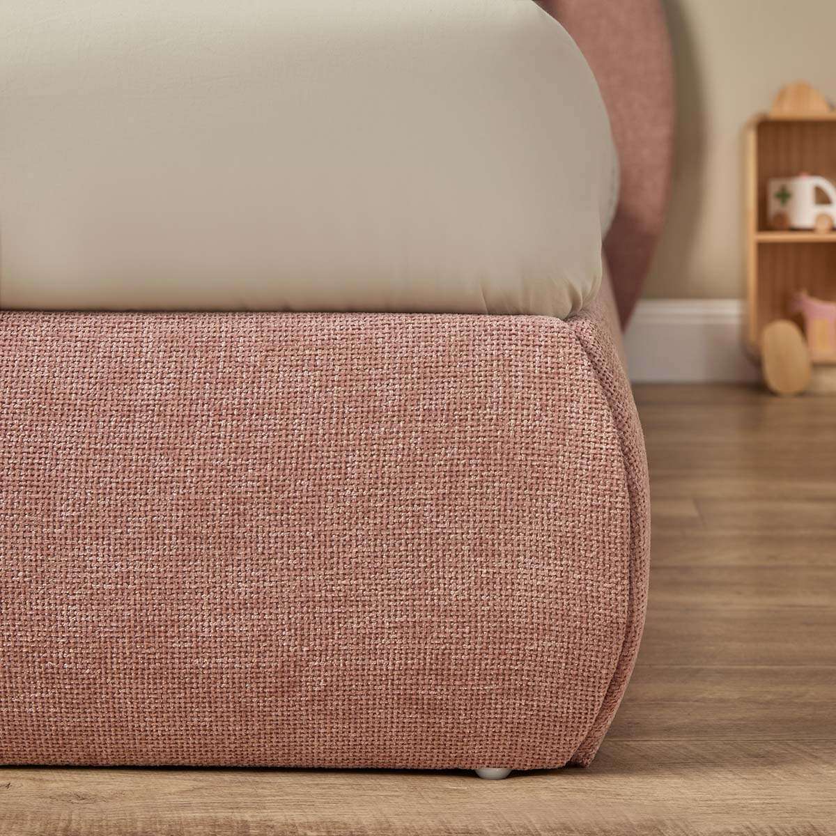 Arlo Arched King Single Bed - Dusty Pink - Image 7