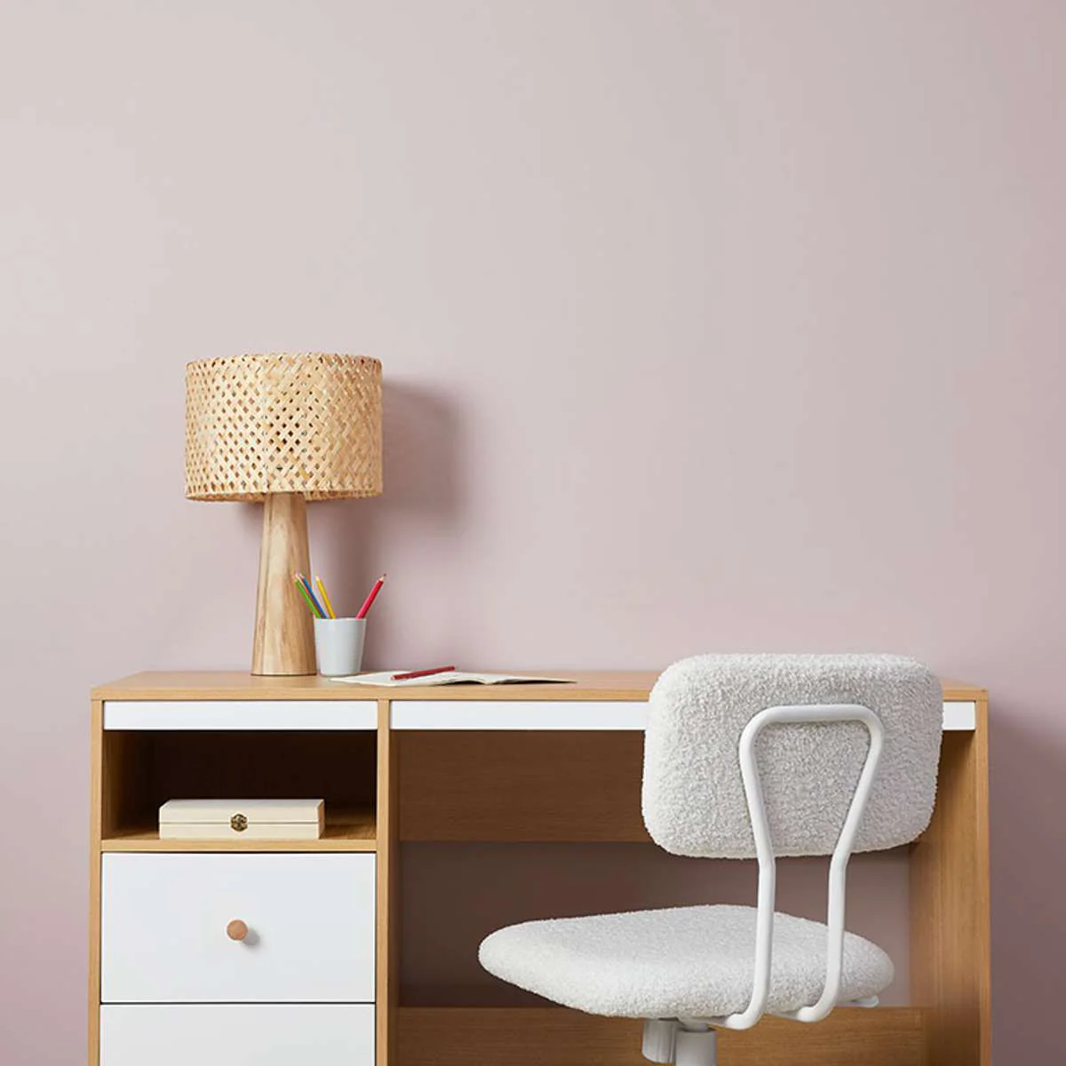 Aspen Desk - White/Natural - Image 8