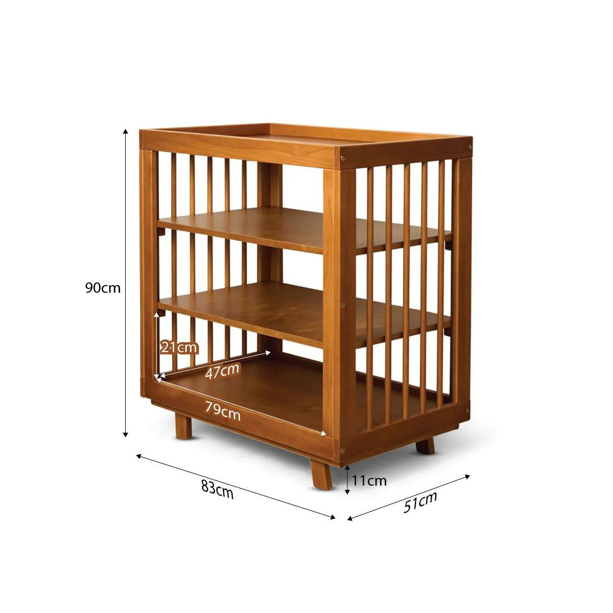 Aspen Change Table - Hazelnut - Image 7