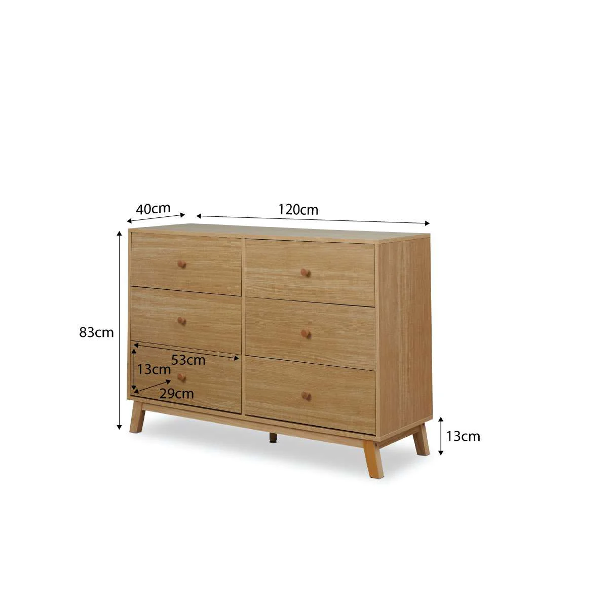 Aspen Natural and Recliner Six Piece Nursery Furniture Set - Image 11