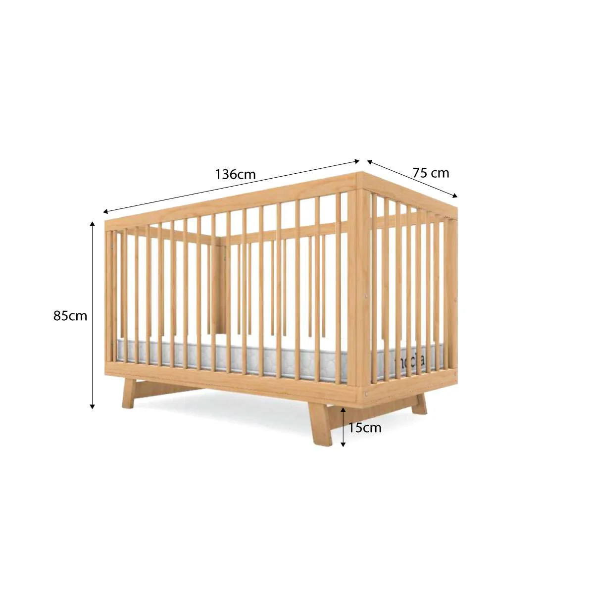 Aspen Natural and Recliner Six Piece Nursery Furniture Set - Image 8