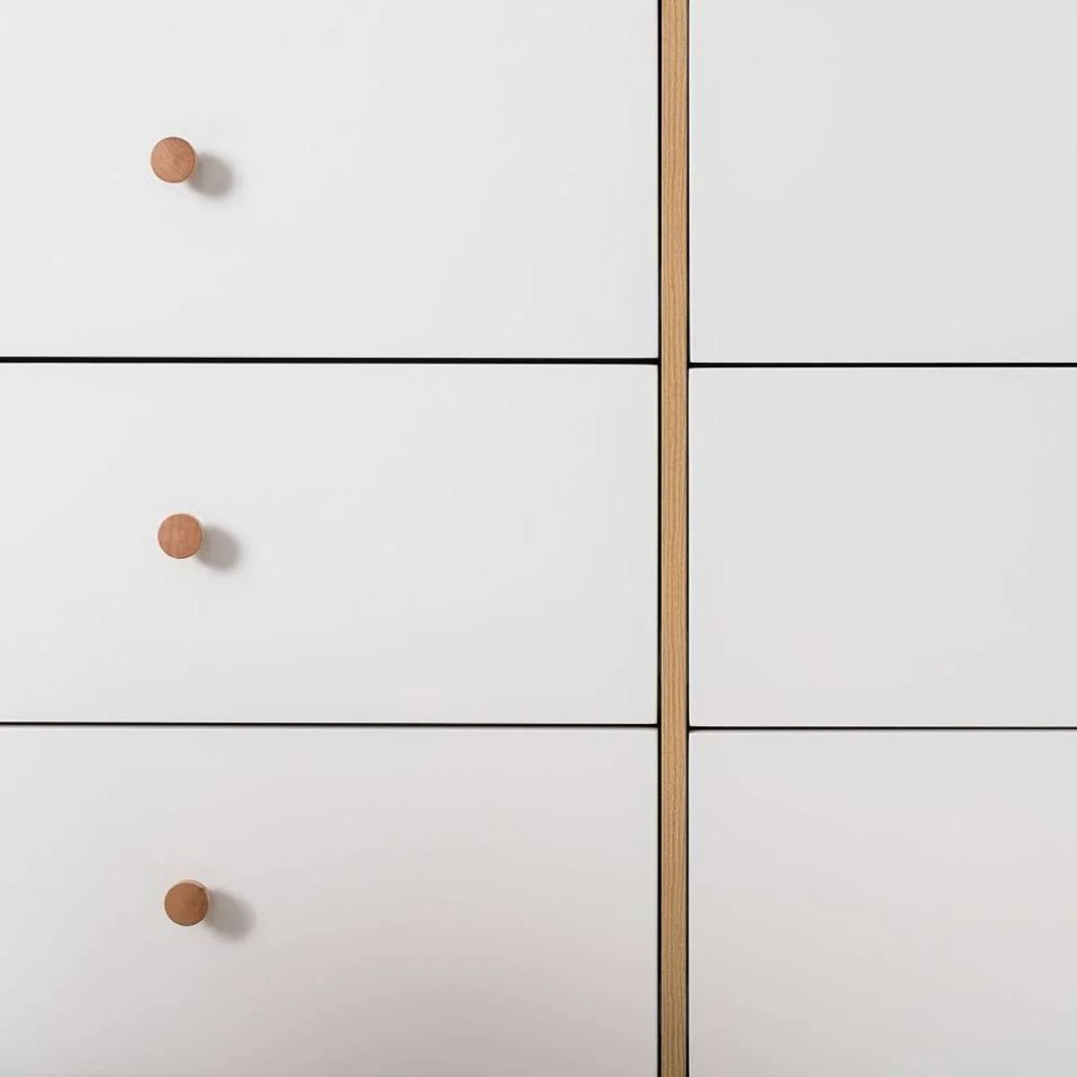 Aspen Six Drawer - White/Natural - Image 6