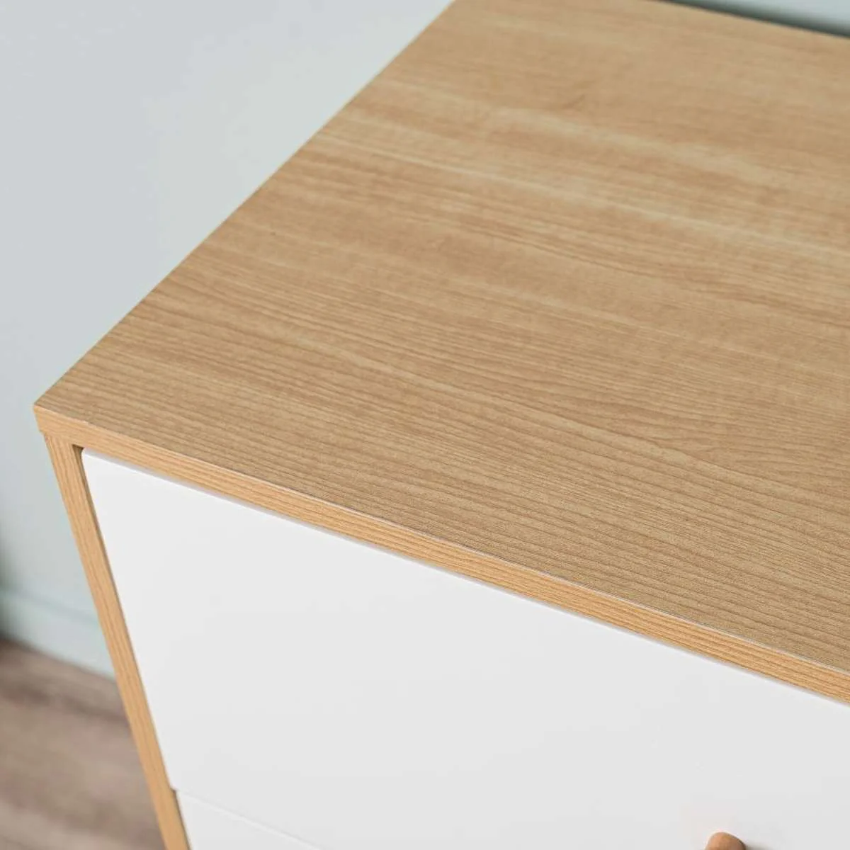 Aspen Six Drawer - White/Natural - Image 8