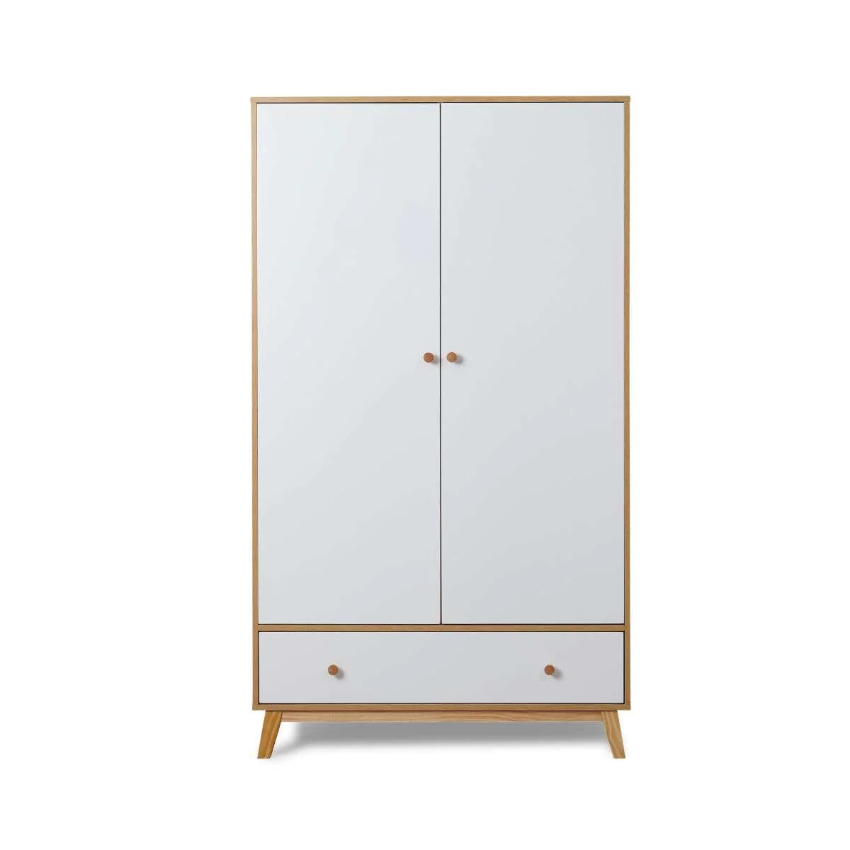Aspen Wardrobe - White/Natural - Image 15