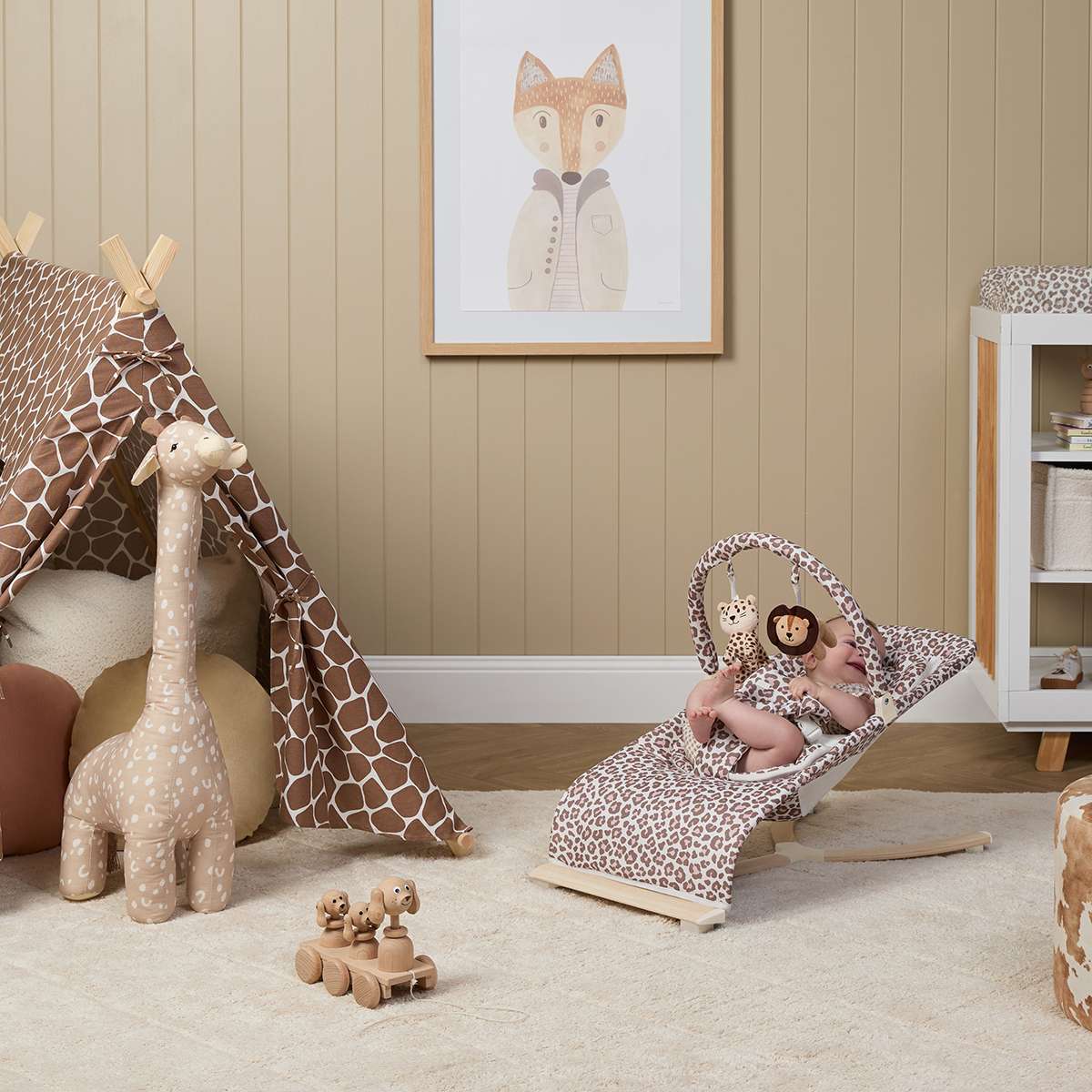 Aubrey Animal Bouncer - Leopard - Image 2