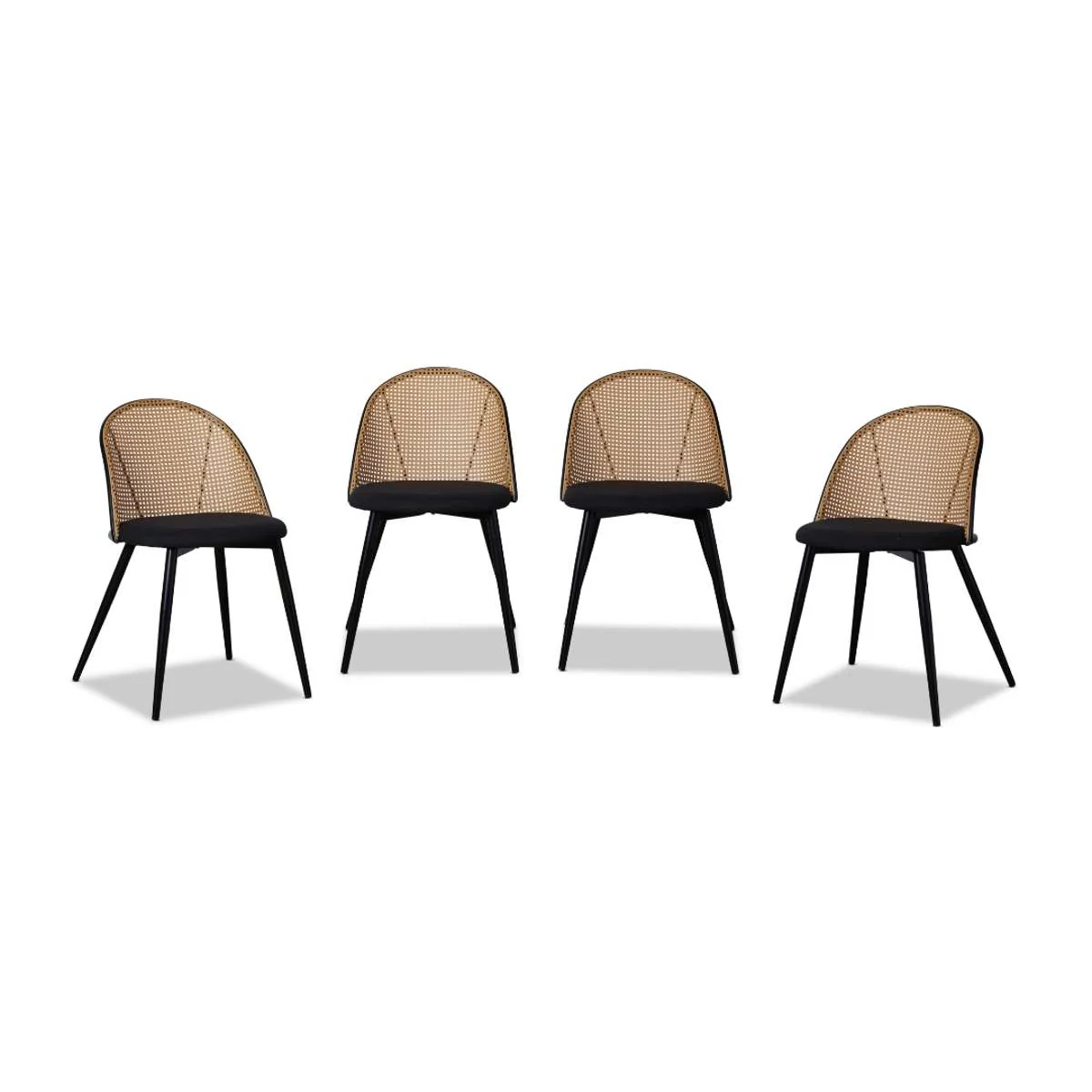Avila Dining Chair - Black Set of Four Bundle - Image 2