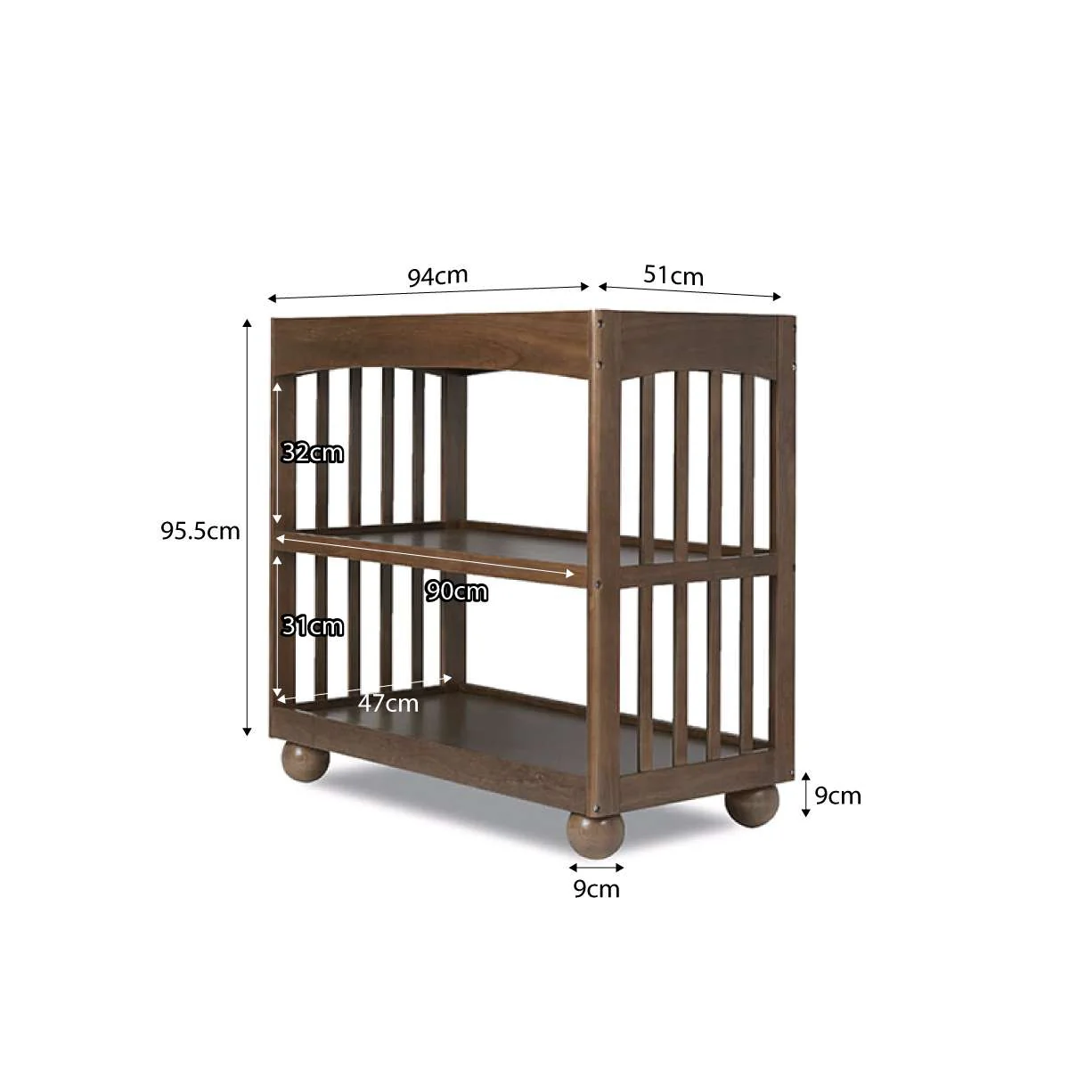 Blake Change Table - Almond - Image 8