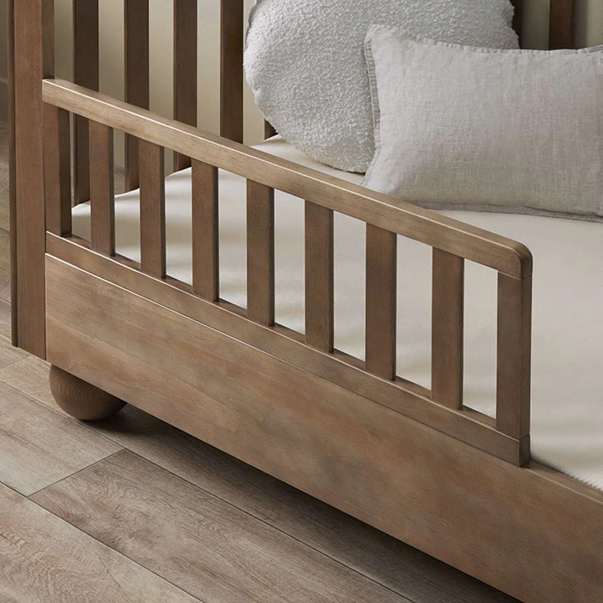 Blake Cot Toddler Bed Half Frame - Almond - Image 4