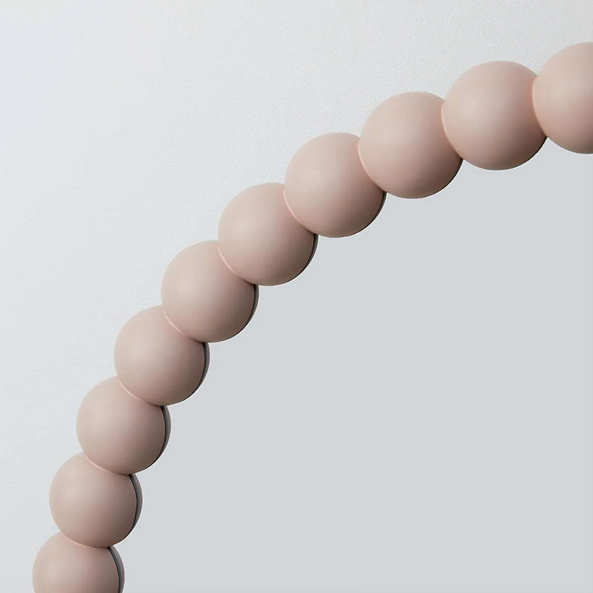 Bobbin Mirror - Round - Pink - Image 2