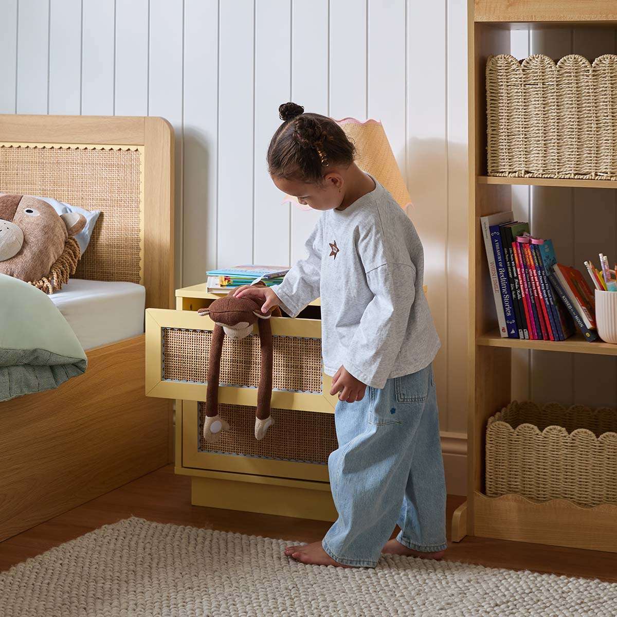 Bonnie Bedside Table - Buttermilk - Image 6