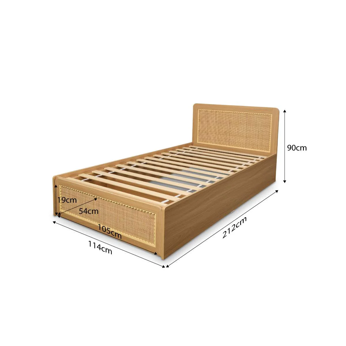Bonnie Storage King Single Bed + Mattress Bundle - Image 5