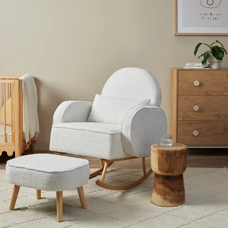Buddy 2-in-1 Rocking Chair and Stool Bundle