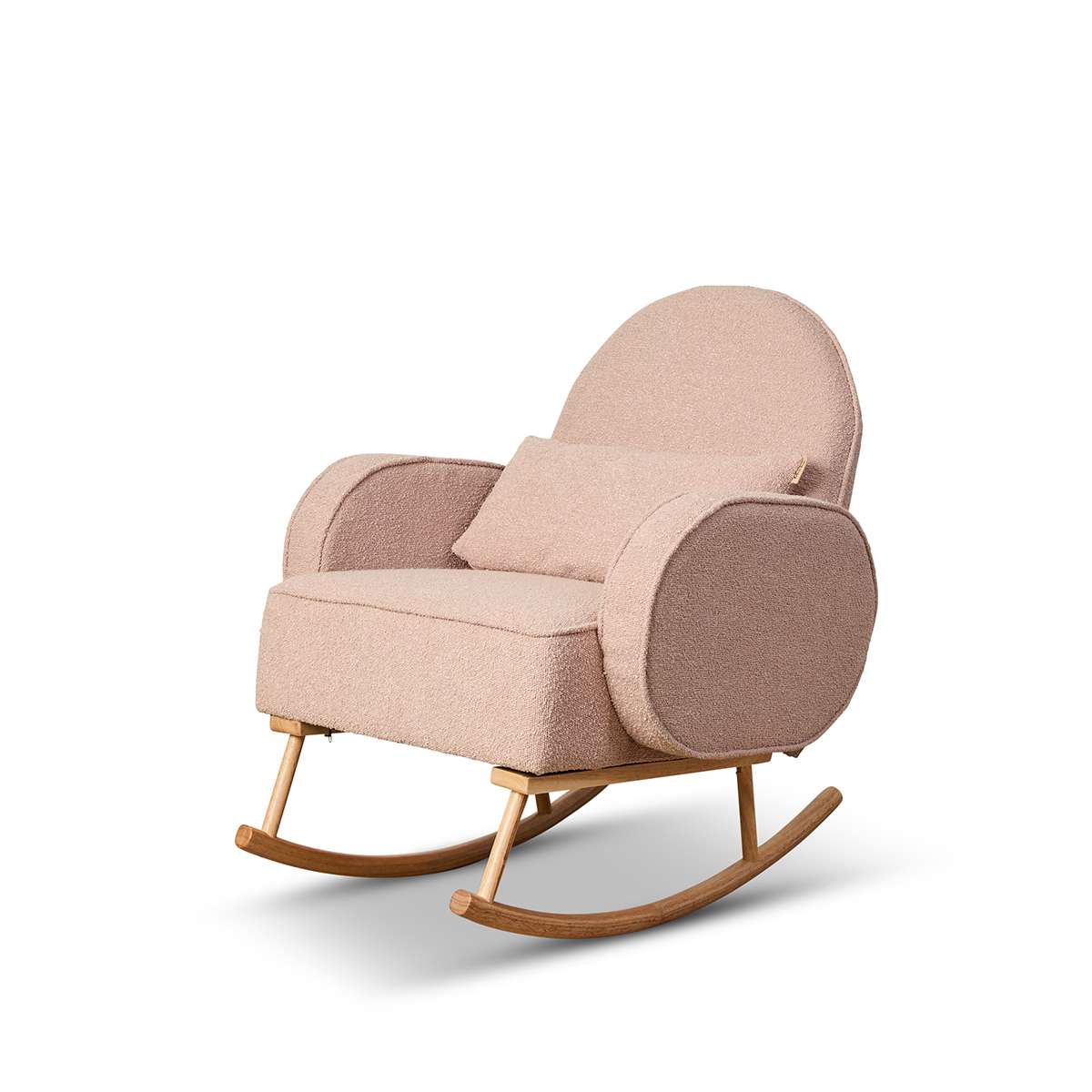 Buddy 2-in-1 Rocking Chair and Stool Bundle - Blush - Image 4