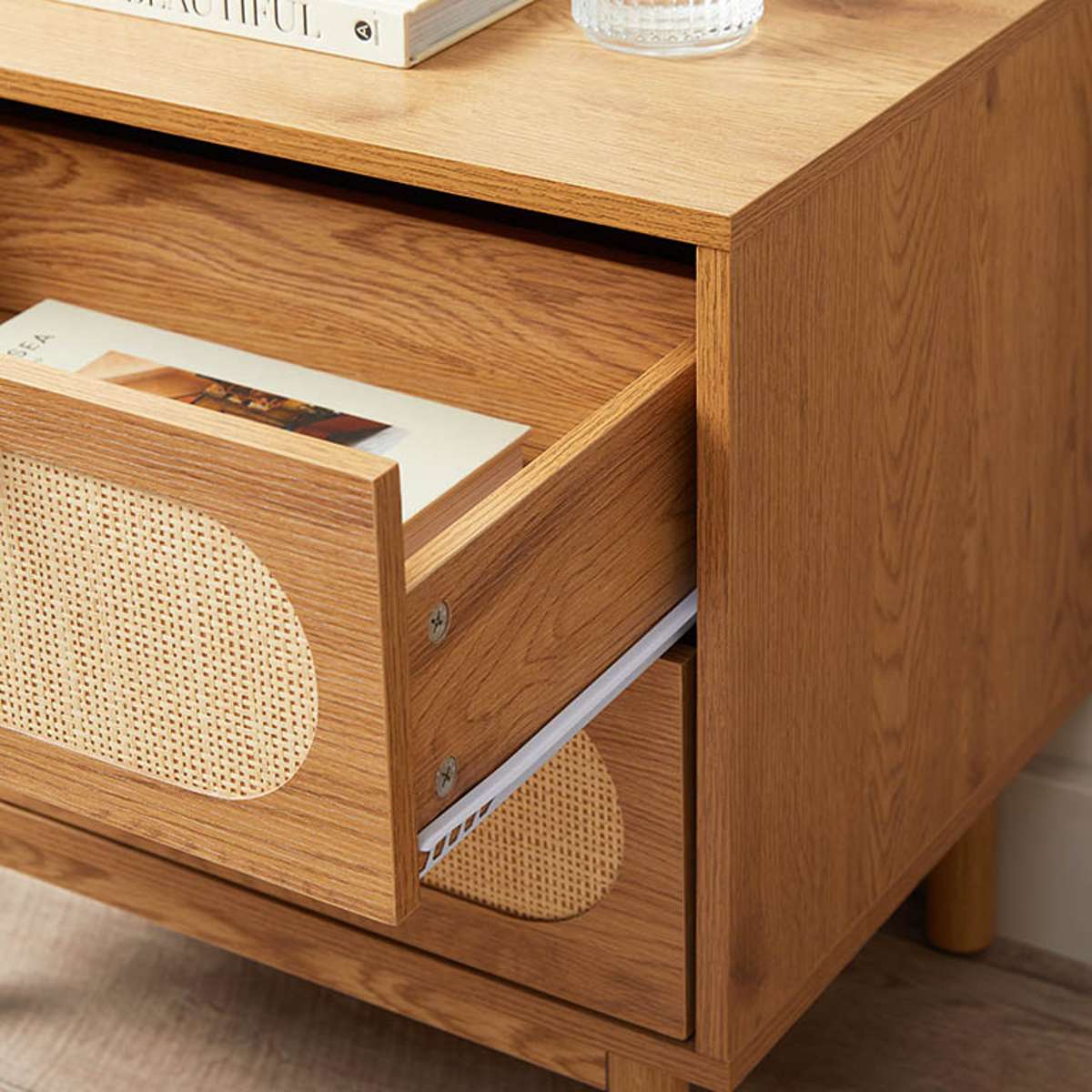 Canyon Two Drawer Bedside Table - Image 7