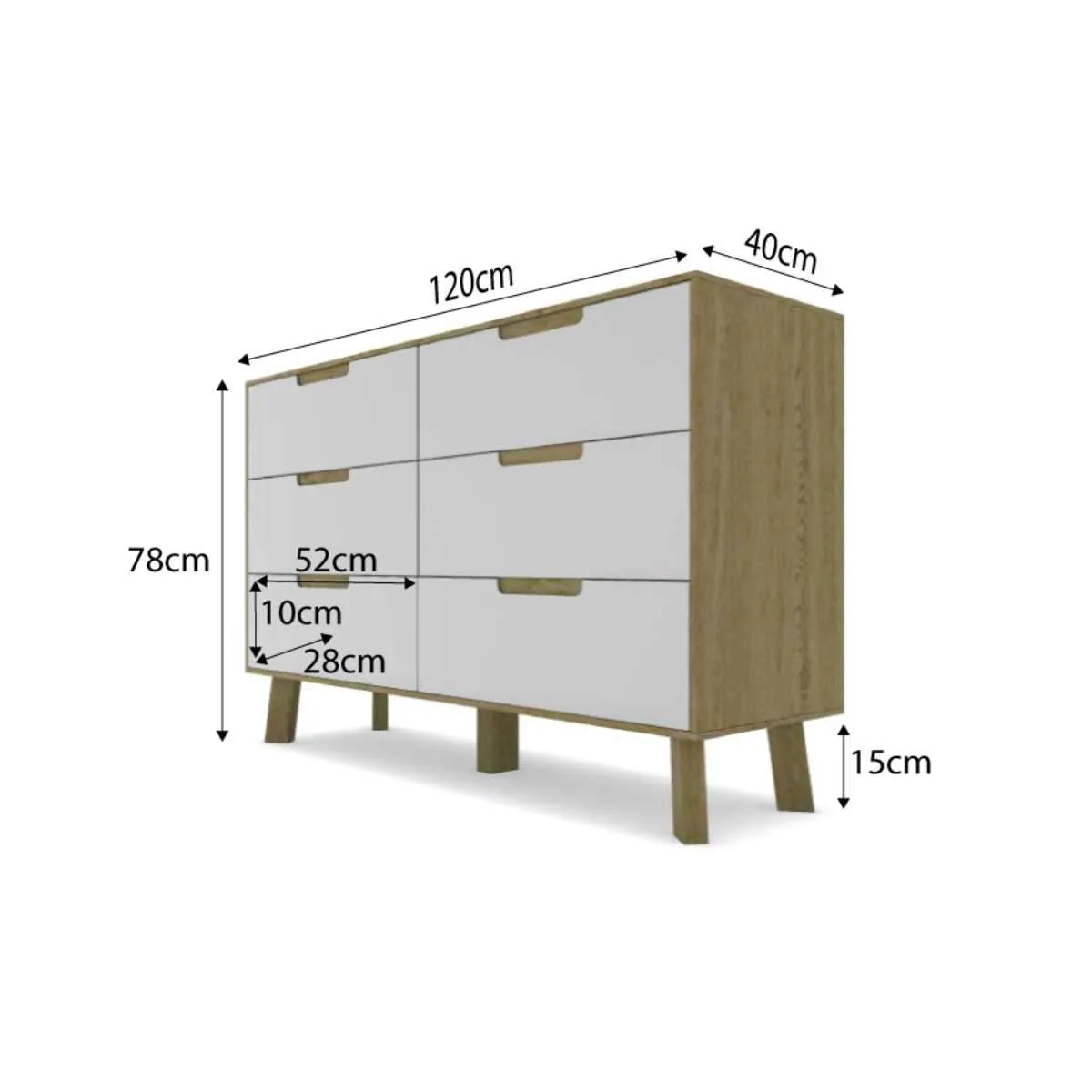 Chelsea Six Drawer - Wide Bundle - Image 3