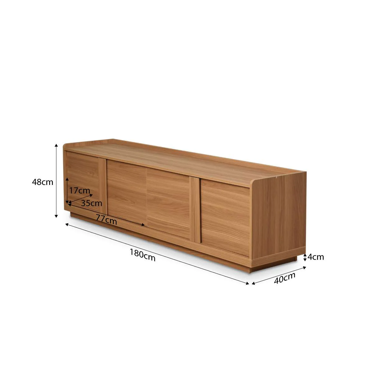 Copenhagen Entertainment Unit - Almond - Image 7