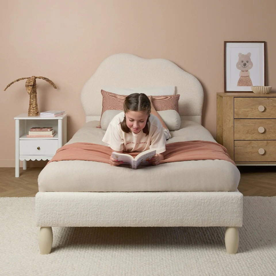 Cosy Cloud King Single Bed - Ivory