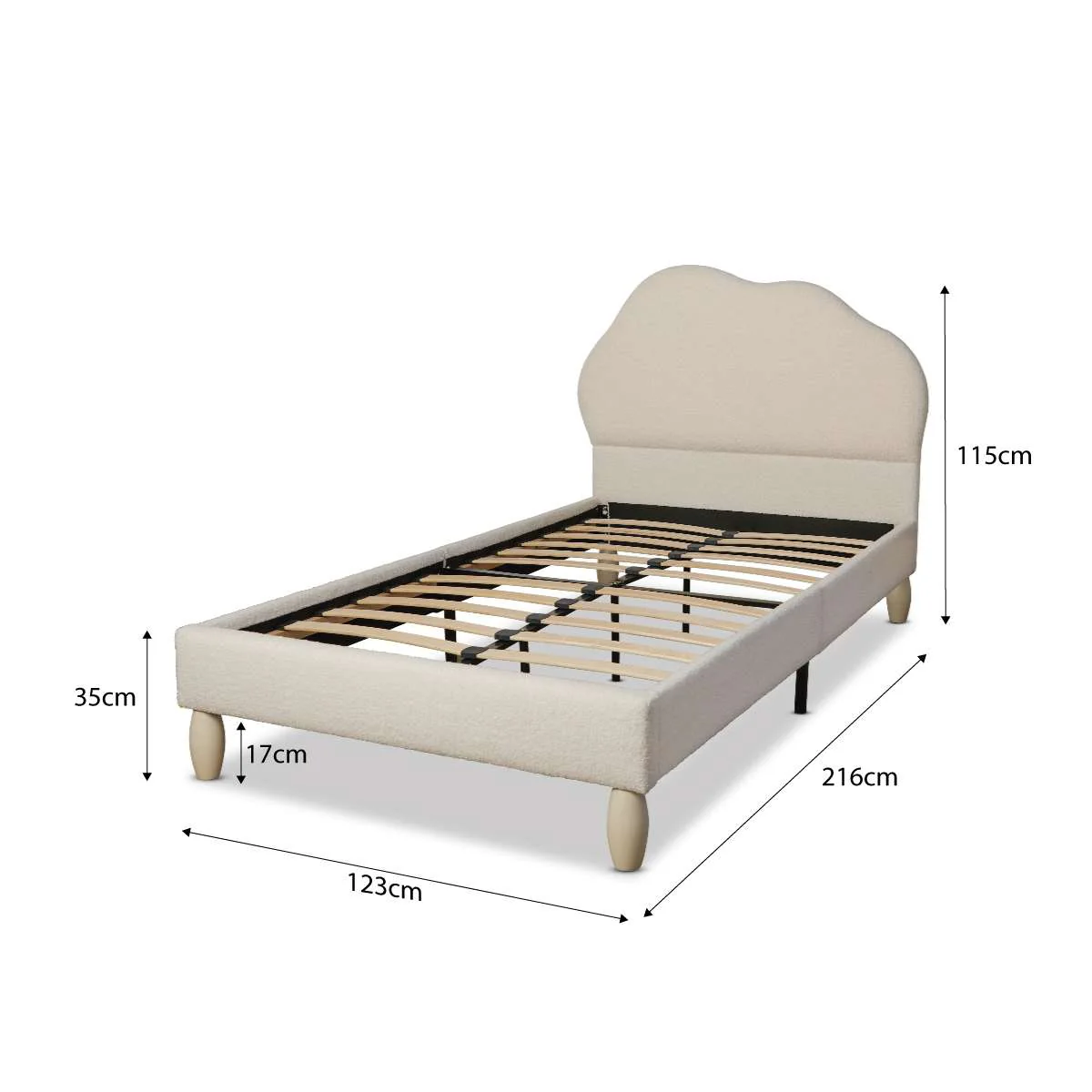 Cosy Cloud King Single Bed + Mattress Bundle - Image 5