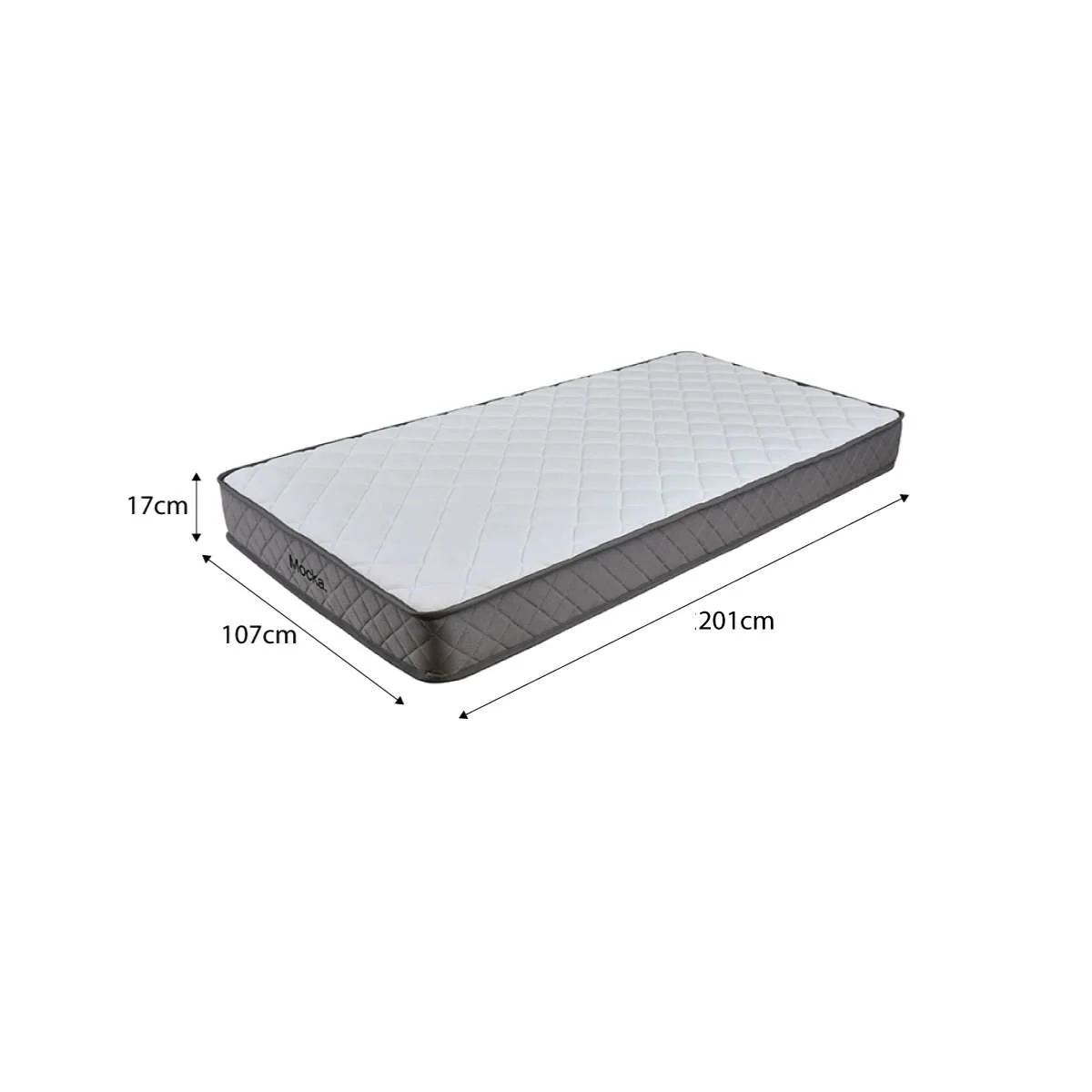 Imogen King Single Bed Natural + Mattress Bundle - Image 4