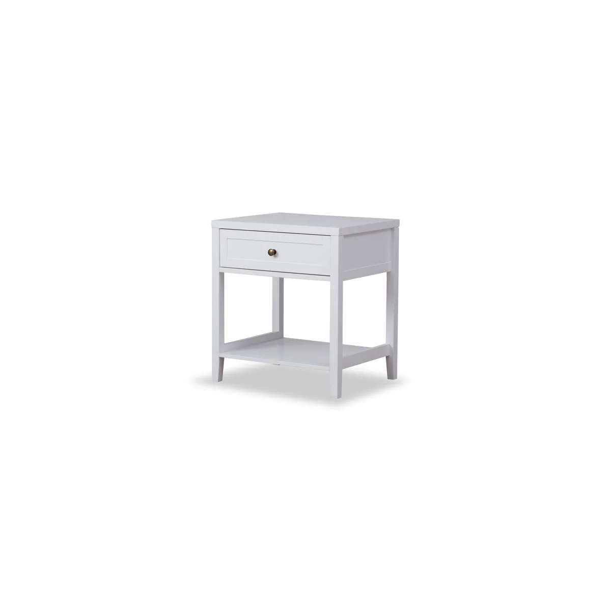 Cove Bedside Table - White - Image 10