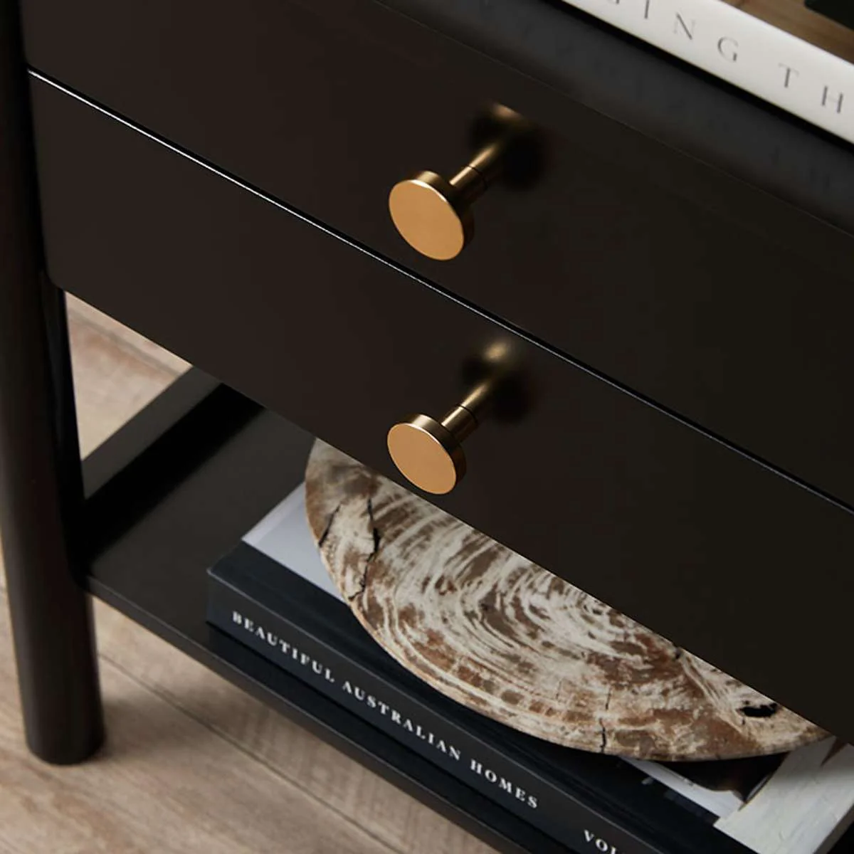 Delaney Bedside Table - Black - Image 4