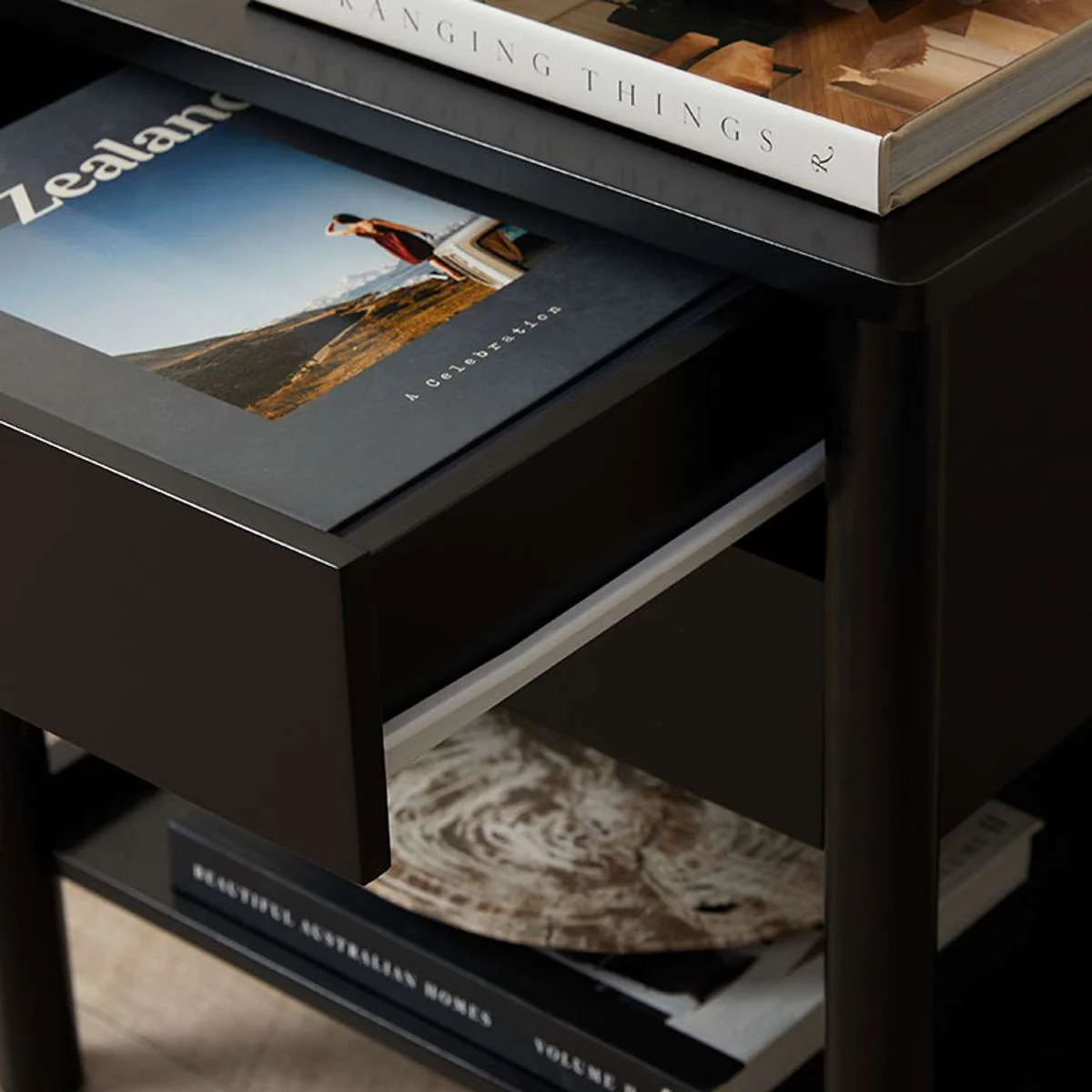 Delaney Bedside Table - Black - Image 5