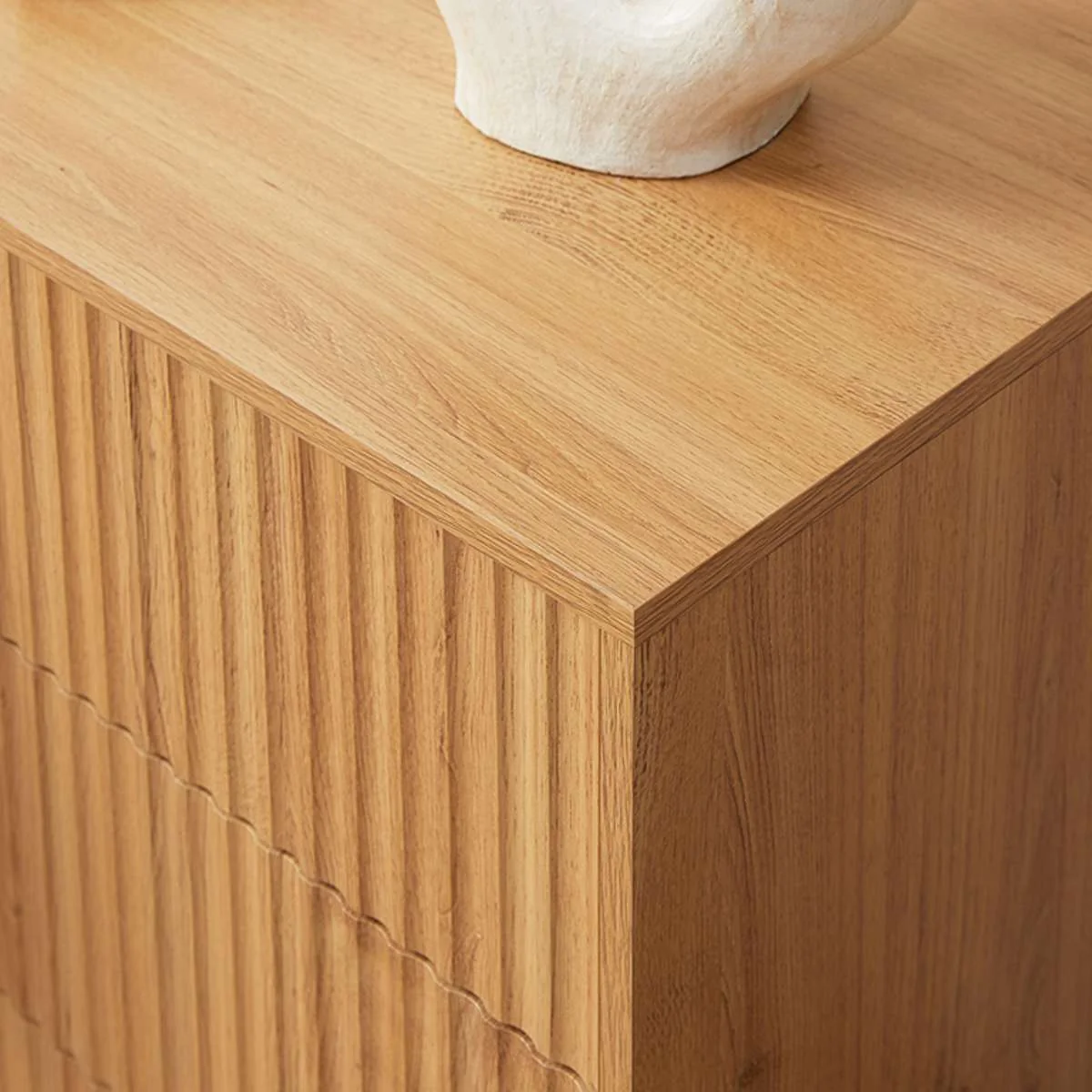 Deven Ball Feet Six Drawer - Natural - Image 8