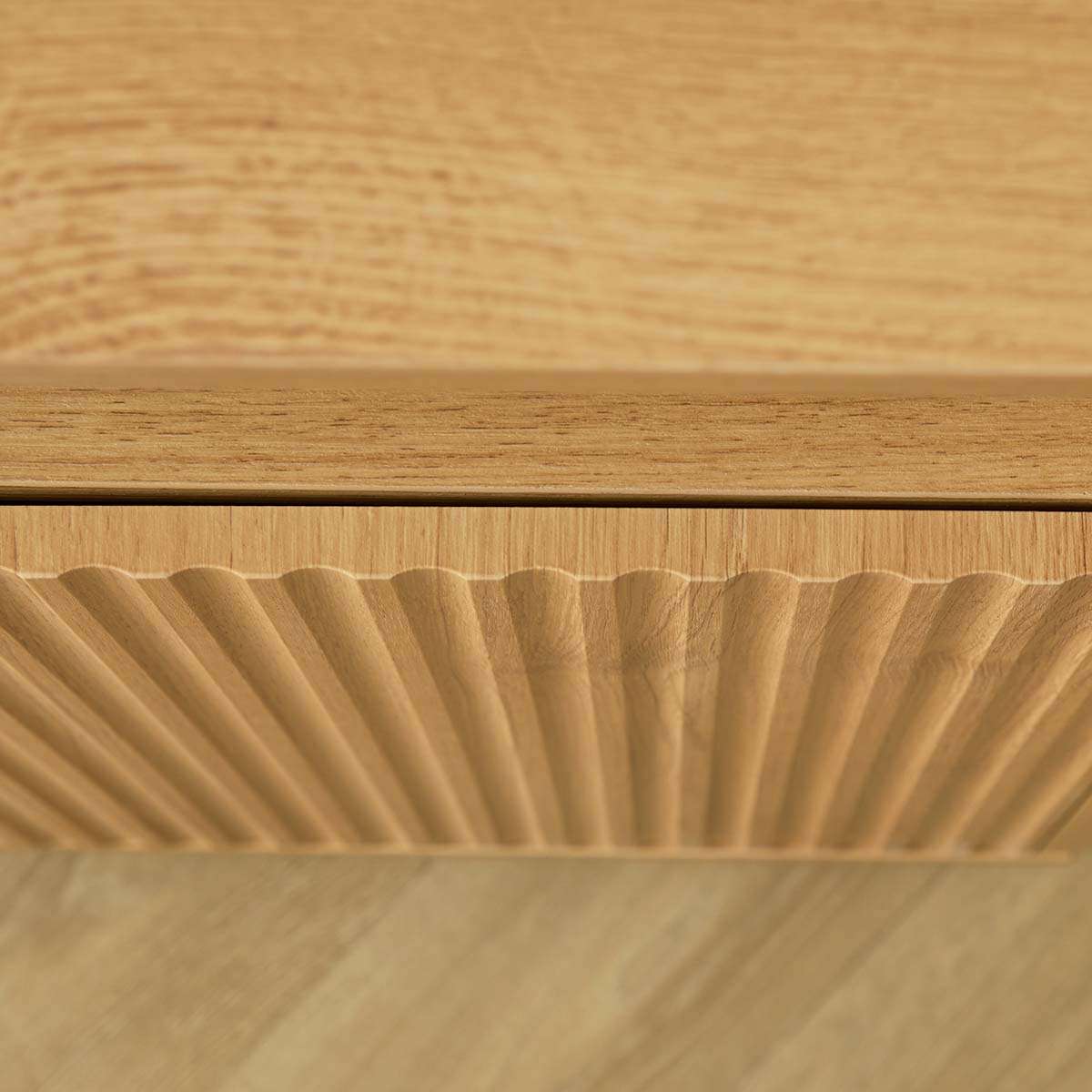 Deven Ball Feet Storage Console Table - Natural - Image 11