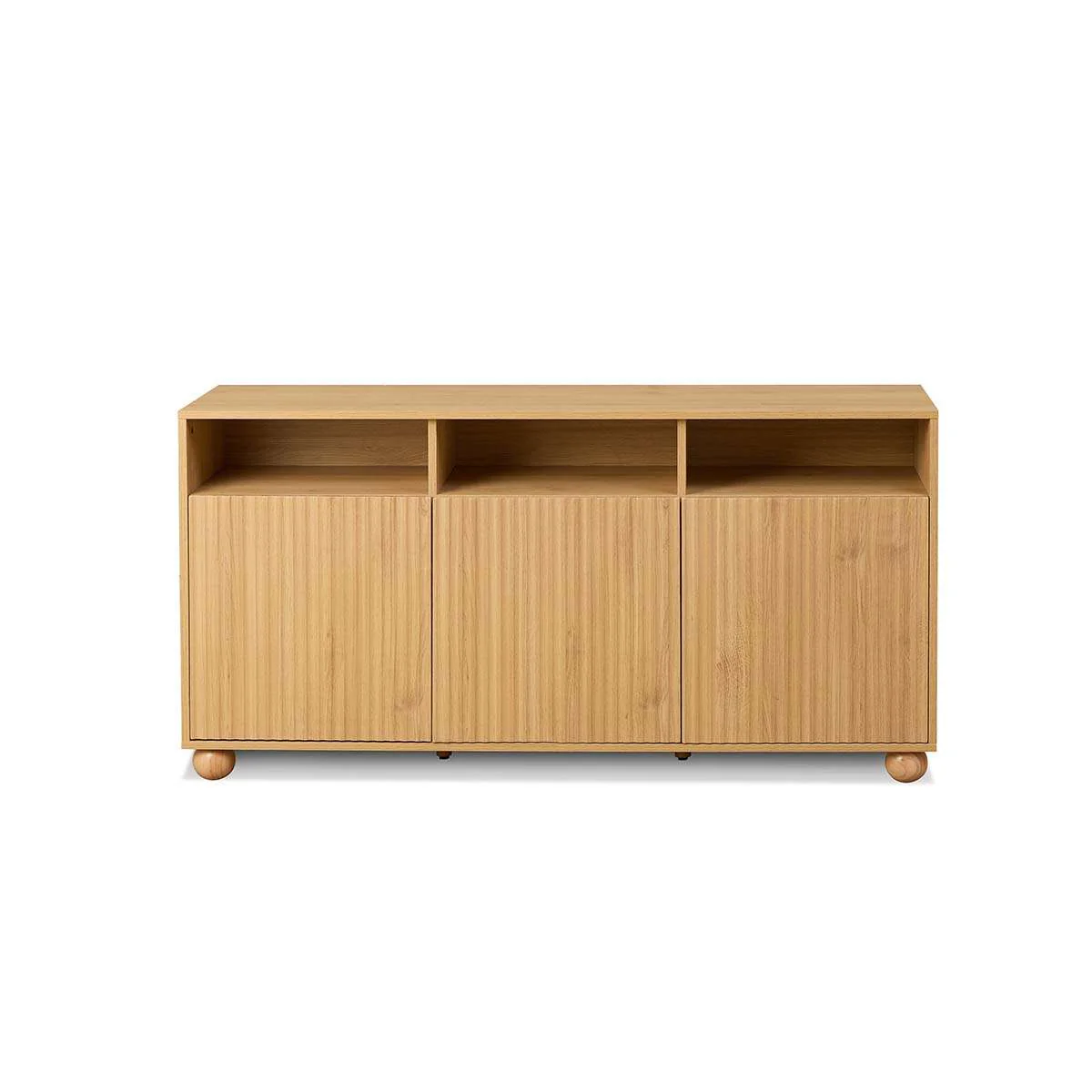 Deven Ball Feet Storage Console Table - Natural - Image 13