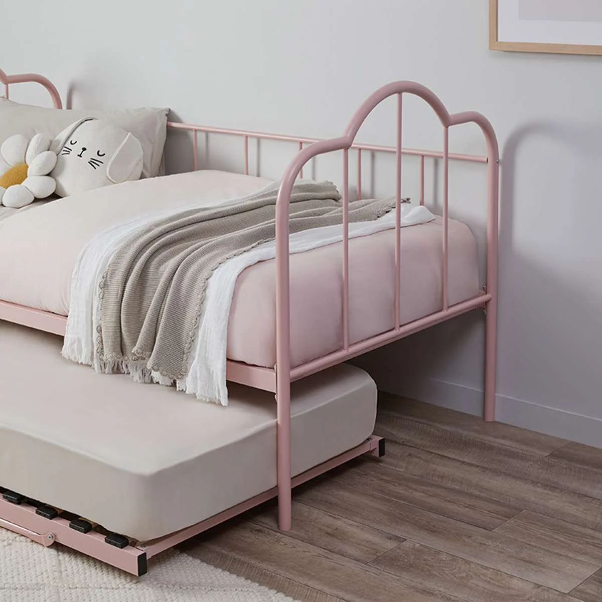 Dixie Day Bed With Trundle - Pink - Image 5