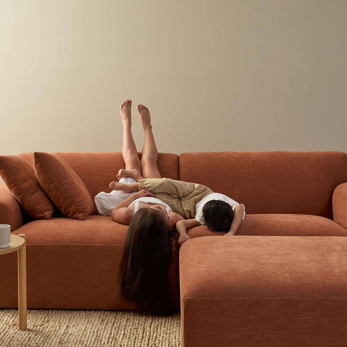Dylan 2.5 Seater Sofa - Rust - Image 13