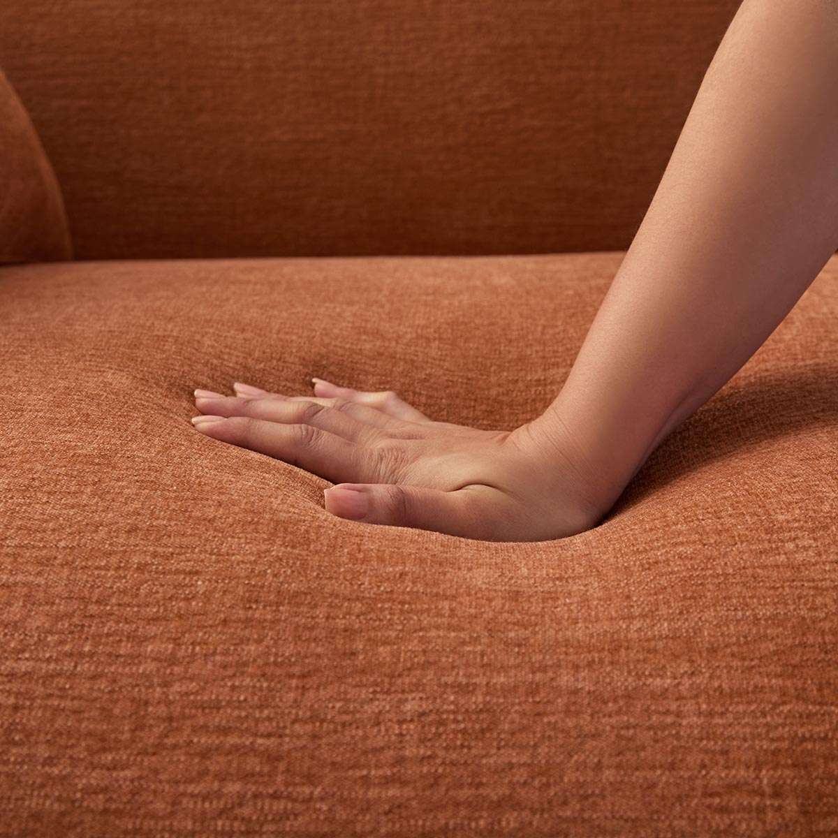 Dylan Large Ottoman - Rust - Image 2