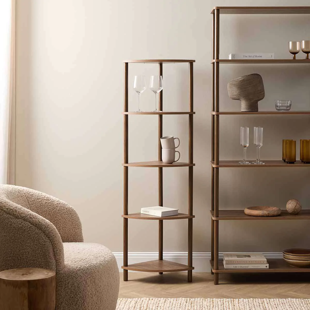 Eden Corner Shelf - Walnut - Image 3