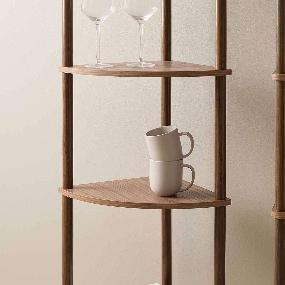 Eden Corner Shelf - Walnut - Image 4