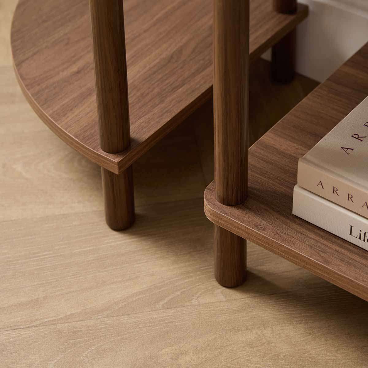 Eden Corner Shelf - Walnut - Image 6