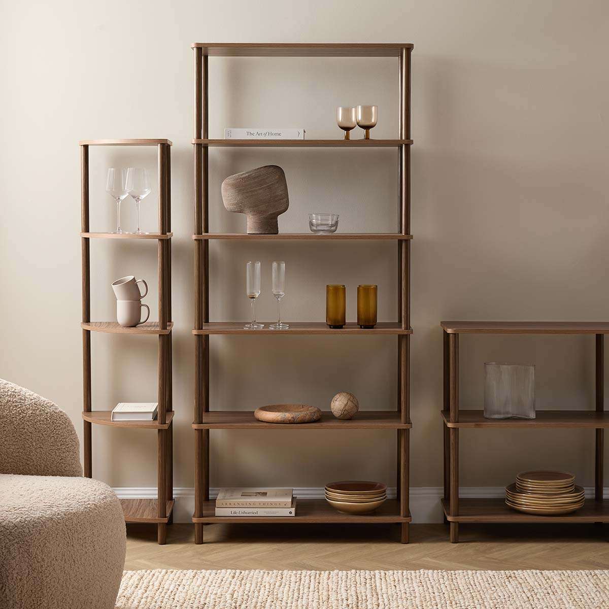 Eden Tall Shelf - Walnut - Image 3