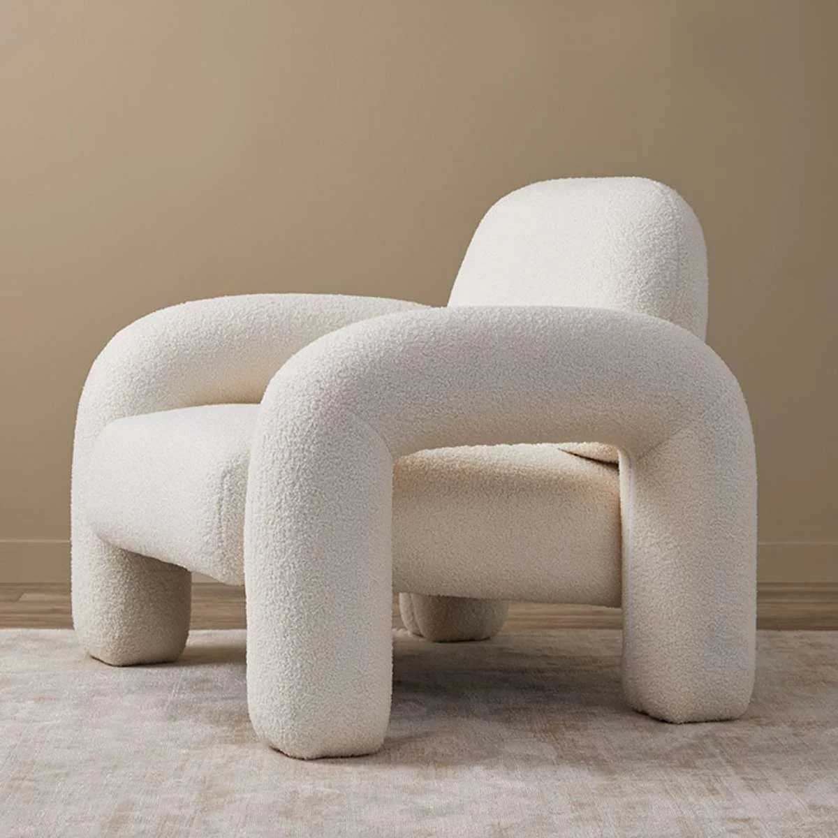 Felix Teddy Occasional Chair - Cream - Image 2