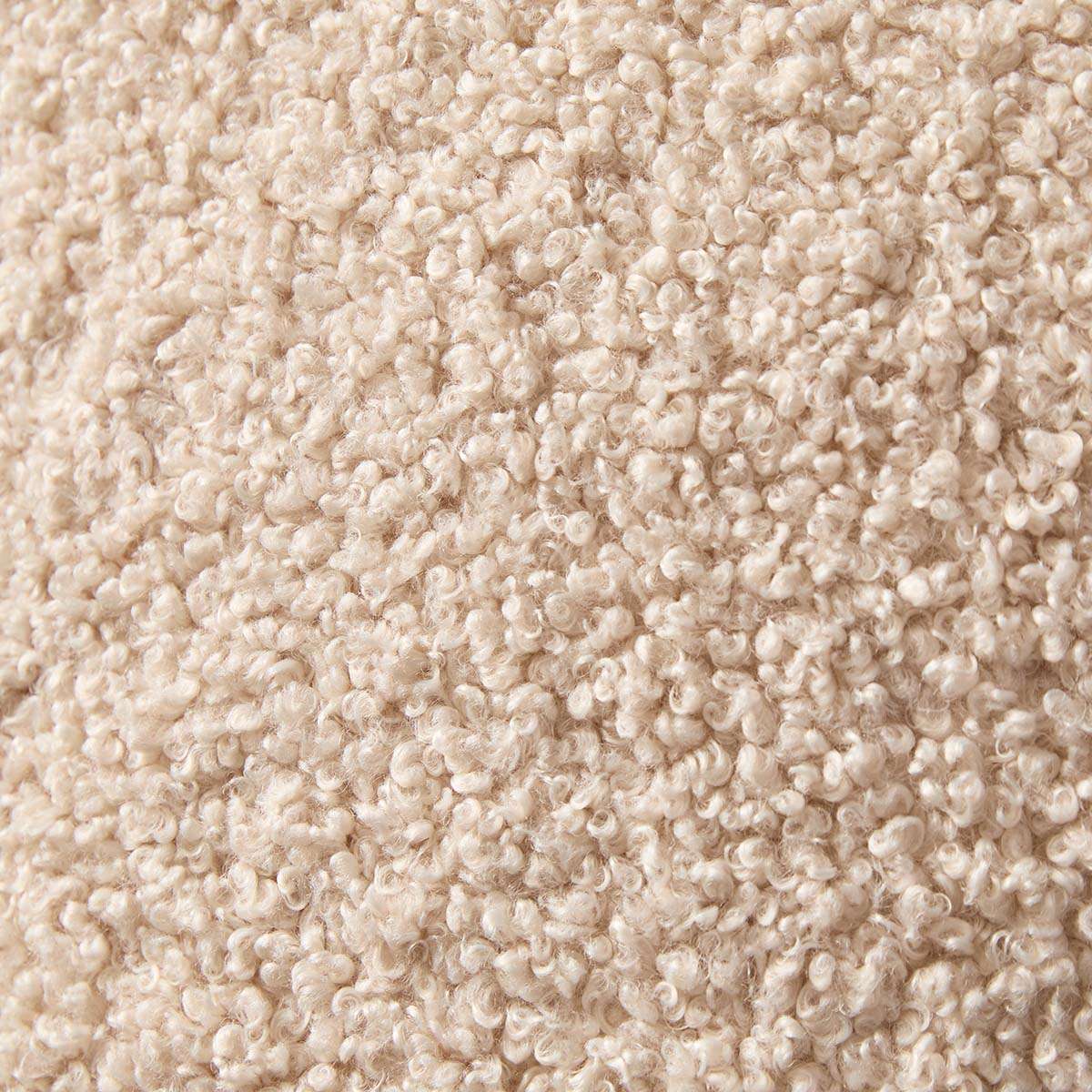 Frankie Sherpa Cushion 50cm - Cream - Image 4