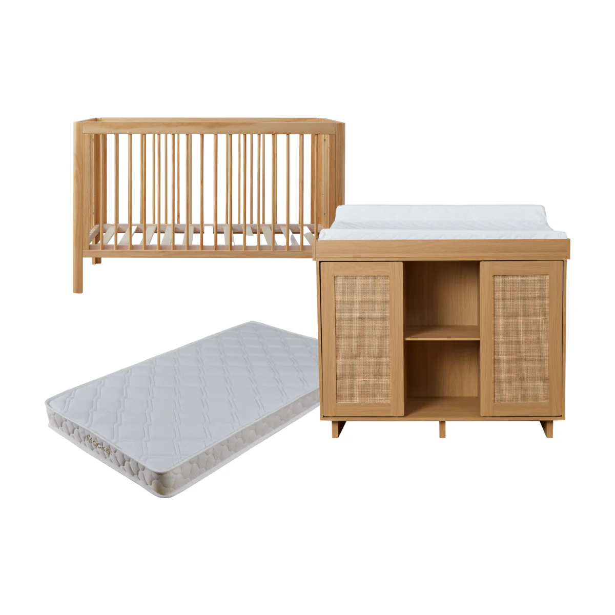 Fraser Natural Four Piece Nursey Set