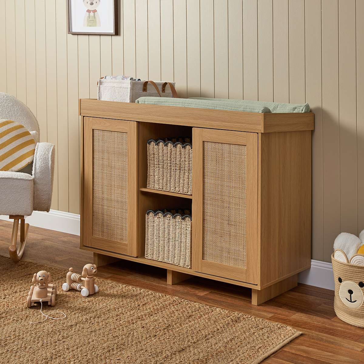 Elliot Change Table with Removable Top - Natural - Image 4